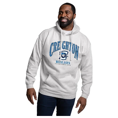 Men's League Collegiate Wear Heather Gray Creighton Bluejays Essentials 2.0 Fleece Pullover Hoodie