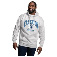 Men's League Collegiate Wear Heather Gray Creighton Bluejays Essentials 2.0 Fleece Pullover Hoodie