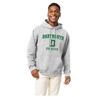 Men's League Collegiate Wear Heather Gray Dartmouth Big Green Essentials 2.0 Fleece Pullover Hoodie