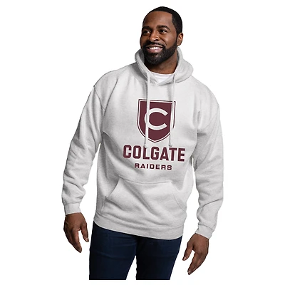 Men's League Collegiate Wear  Heather Gray Colgate Raiders Essentials 2.0 Fleece Pullover Hoodie