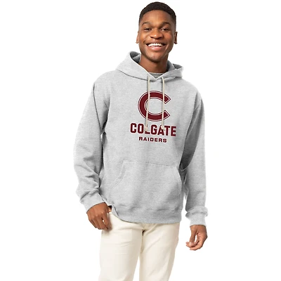 Men's League Collegiate Wear Heather Gray Colgate Raiders Essentials 2.0 Fleece Pullover Hoodie