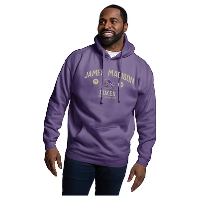 Men's League Collegiate Wear Purple James Madison Dukes Essentials 2.0 Fleece Pullover Hoodie
