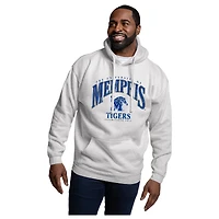 Men's League Collegiate Wear Heather Gray Memphis Tigers Essentials 2.0 Fleece Pullover Hoodie