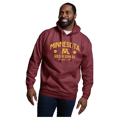 Men's League Collegiate Wear Maroon Minnesota Golden Gophers Essentials 2.0 Fleece Pullover Hoodie