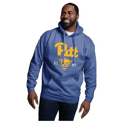 Men's League Collegiate Wear Royal Pitt Panthers Essentials 2.0 Fleece Pullover Hoodie