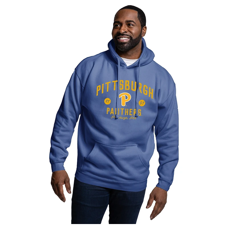 Men's League Collegiate Wear Royal Pitt Panthers Essentials 2.0 Fleece Pullover Hoodie