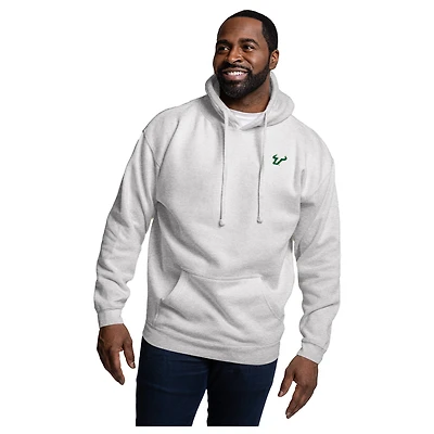 Men's League Collegiate Wear Heather Gray South Florida Bulls Essentials 2.0 Fleece Pullover Hoodie