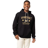 Men's League Collegiate Wear Black Vanderbilt Commodores Essentials 2.0 Fleece Pullover Hoodie