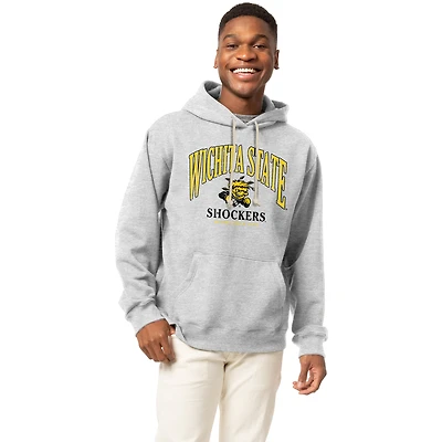 Men's League Collegiate Wear Heather Gray Wichita State Shockers Essentials 2.0 Fleece Pullover Hoodie