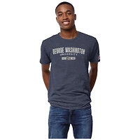 Men's League Collegiate Wear Heather Navy George Washington University Victory Falls Tri-Blend T-Shirt