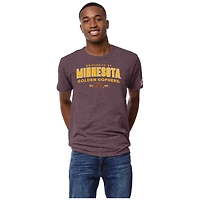 Men's League Collegiate Wear Heather Maroon Minnesota Golden Gophers Victory Falls Tri-Blend T-Shirt