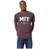 Men's League Collegiate Wear Heather Cardinal MIT Engineers Victory Falls Tri-Blend T-Shirt