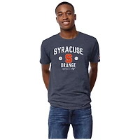 Men's League Collegiate Wear Heather Navy Syracuse Orange Victory Falls Tri-Blend T-Shirt