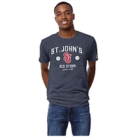 Men's League Collegiate Wear Heather Navy St. John's Red Storm Victory Falls Tri-Blend T-Shirt