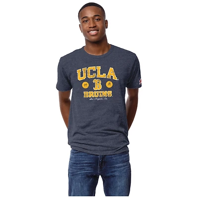 Men's League Collegiate Wear Heather Navy UCLA Bruins Victory Falls Tri-Blend T-Shirt