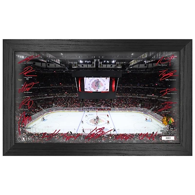Highland Mint  Chicago Blackhawks 2024-2025 Signature Rink Print