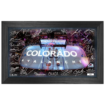 Highland Mint  Colorado Avalanche 2024-2025 Signature Rink Print