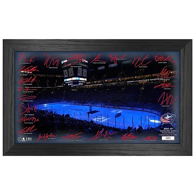 Highland Mint  Columbus Blue Jackets 2024-2025 Signature Rink Print