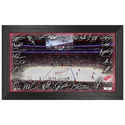 Highland Mint  Detroit Red Wings 2024-2025 Signature Rink Print