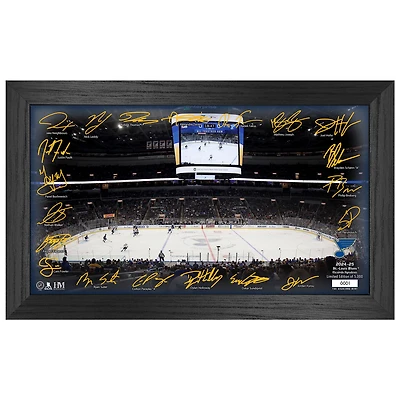 Highland Mint  St. Louis Blues 2024-2025 Signature Rink Print