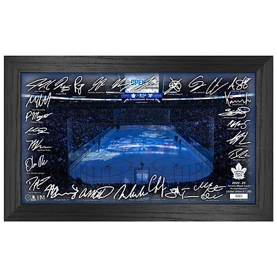 Highland Mint  Toronto Maple Leafs 2024-2025 Signature Rink Print