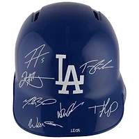 Los Angeles Dodgers Autographed 2024 World Series Champions Rawlings Replica Batting Helmet with At Least 7 Signatures - Limited Edition of 25