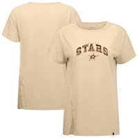 Women's Levelwear Khaki Dallas Stars Desert Camo Influx Decoy T-Shirt