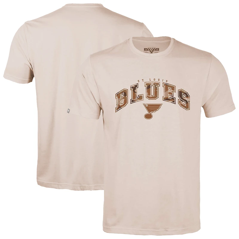 Men's Levelwear Khaki St. Louis Blues Desert Camo Richmond Decoy T-Shirt