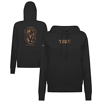 Women's Levelwear Black Vegas Golden Knights Desert Camo Adorn Battalion Pullover Hoodie