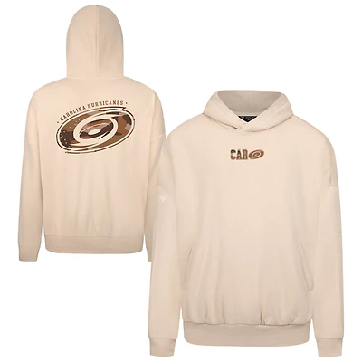 Men's Levelwear  Khaki Carolina Hurricanes Pullover Hoodie