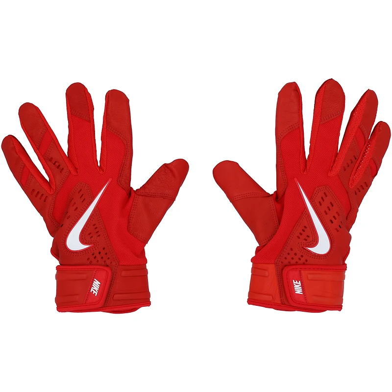 George Springer Toronto Blue Jays Player-Issued Red Nike Batting Gloves from the 2024 MLB Season