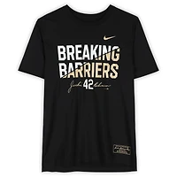 George Springer Toronto Blue Jays Player-Worn Black Nike Jackie Robinson Day T-Shirt from the 2024 MLB Season - Size XL