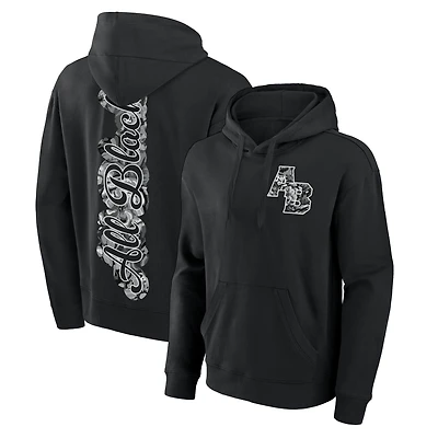 Men's Fanatics Black New Zealand Rugby Floral Hoodie