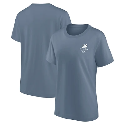 Women's Fanatics Blue Milano Cortina 2026 Winter Olympics Essentials T-Shirt