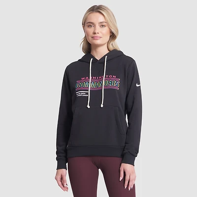 Women's Nike Black Washington Commanders 2025 NFL Crucial Catch Sideline Standard Issue Dri-FIT Hoodie