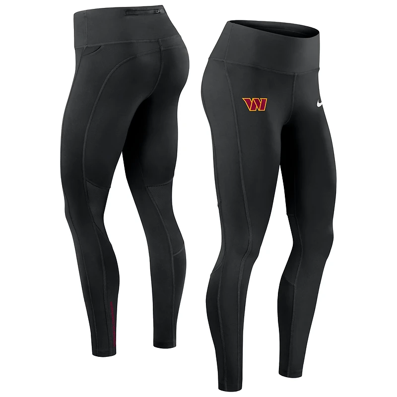 Women's Nike Black Washington Commanders Primetime Epic Fast Performance Leggings