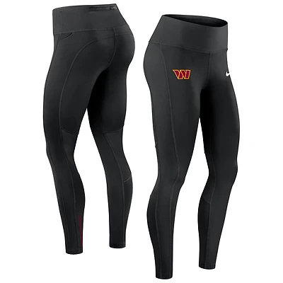 Women's Nike Black Washington Commanders Primetime Epic Fast Performance Leggings