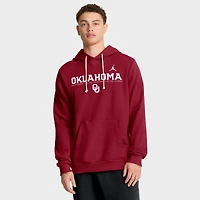 Men's Jordan Brand Crimson Oklahoma Sooners 2025 Sideline Standard Issue Dri-FIT Hoodie