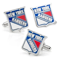 New York Rangers Cufflinks & Lapel Pin Set