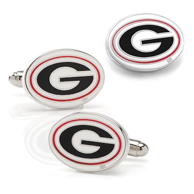 Georgia Bulldogs Cufflinks & Lapel Pin Set