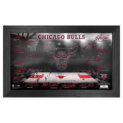 Highland Mint  Chicago Bulls Signature Court Print