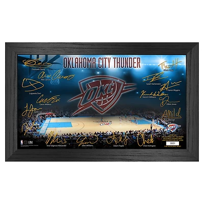 Highland Mint  Oklahoma City Thunder Signature Court Print