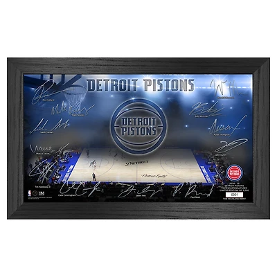 Highland Mint  Detroit Pistons Signature Court Print