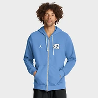 Men's Jordan Brand Light Blue North Carolina Tar Heels 2025 Sideline Standard Issue Dri-FIT Full-Zip Hoodie
