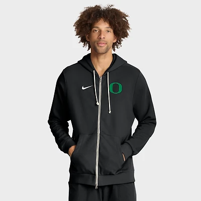 Men's Nike Oregon Ducks 2025 Sideline Standard Issue Dri-FIT Full-Zip Hoodie