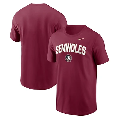 Men's Nike Garnet Florida State Seminoles Primetime Arch Stack T-Shirt