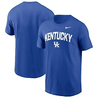 Men's Nike Royal Kentucky Wildcats Primetime Arch Stack T-Shirt