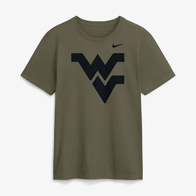 Men's Nike Olive West Virginia Mountaineers Primetime Logo Dri-FIT T-Shirt