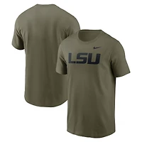 Men's Nike Olive LSU Tigers Primetime Logo Dri-FIT T-Shirt