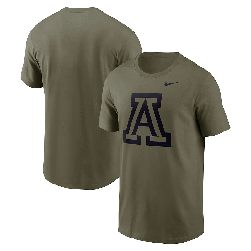 Men's Nike Olive Arizona Wildcats Primetime Logo Dri-FIT T-Shirt